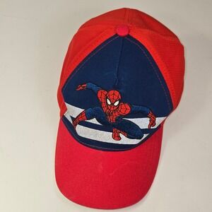 Marvel Ultimate Spider Man Kids Baseball Cap Red Blue Adjustable OSFM
